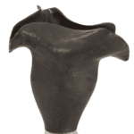 GRAPHITE GRAY PORCELAIN VASE I - Luxury Furniture Mercato Interiors